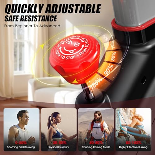 Image of Exercise Bike,Stationary Bike for Home,Magnetic Indoor App Cycling Bike | Low Noise Workout Bike with Exclusive App,Tablet Mount and Fitness Courses for Weight Loss,Adjustable,350lbs Weight Capacity