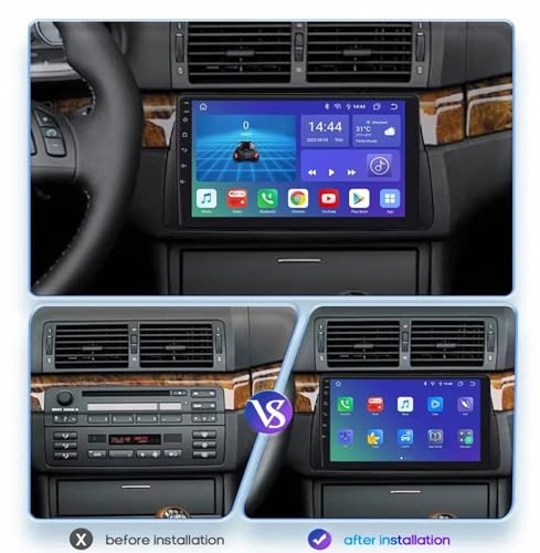 Radio Coche 2 DIN con Mirror Link para BMW E46: Viaja con Música Bluetooth y Mapas HD 2