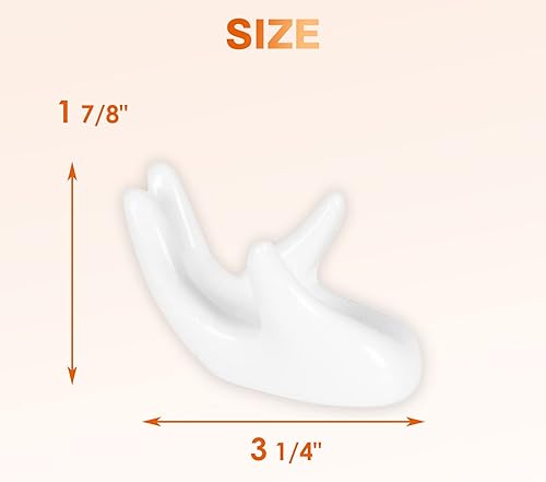 Miniatura 7 de Soporte para plantas de aire en forma de mano  Mini soporte de cerámica para plantas de aire  Maceta blanca decorativa para plantas de interior