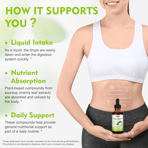 Image of 2 Pack | 8-in-1 Soursop Bitters Liquid Drops, Lemon Lime Flavor, 1 fl oz