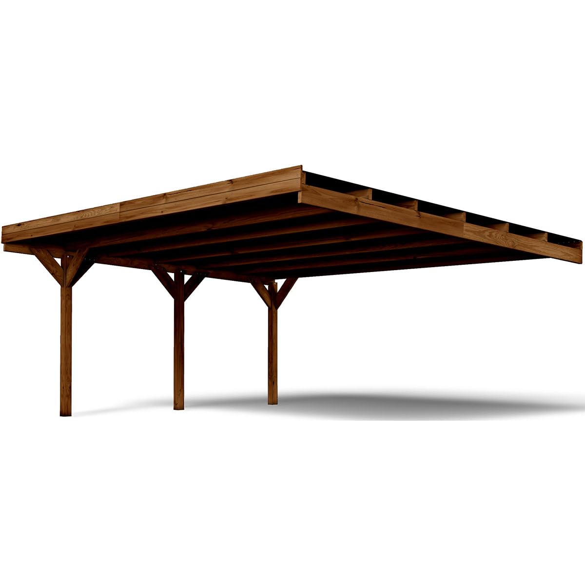 Carport adossable Double Victor 30,​9m²