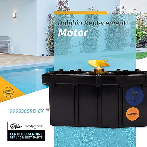 Genuine Dolphin Replacement Part — Robotic Pool Cleaner Motor Unit — Part Number 9995365RD-EX