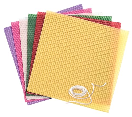 Plaques nid d'abeille Pebaro pour création de bougies multicolores - 3