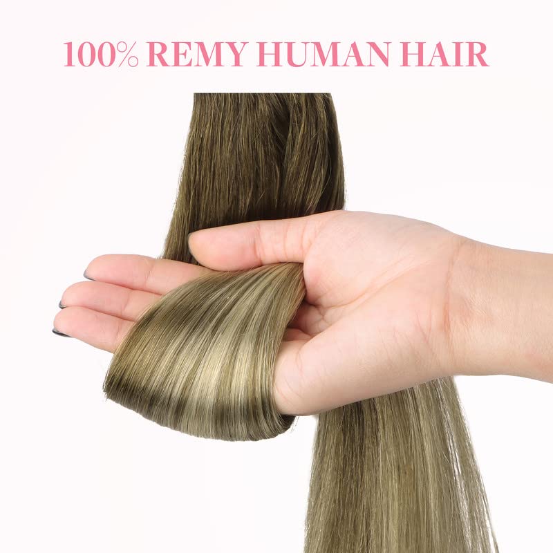Miniatura 2 de GOO GOO Extensión de cola de caballo, cabello largo y lacio con clip, hecho a mano, cabello humano real para mujeres, extensiones de cabello de cola