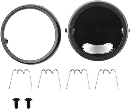 bracket light Headlight Bracket 5-3/4 Inch 5.75 Inch Motorcycle Headlight Housing Bucket For Motorcycle Accessories Black