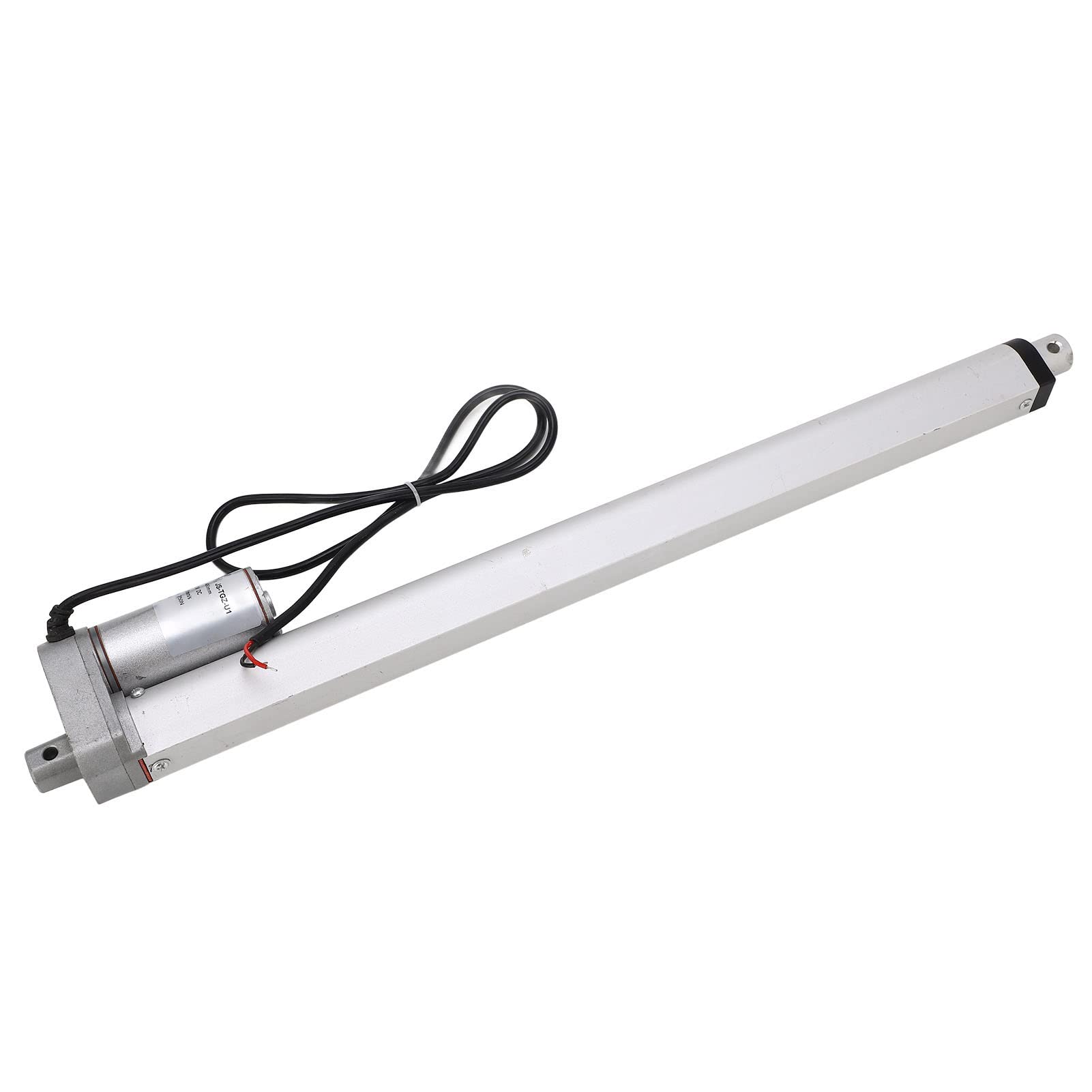 Aramox Mini Liniowy Siłownik Elektryczny Siłownik Ruchu Liniowego ze Stopu Aluminium Skok 400 Mm 12 V 750 N 10 Mm S IP65 do Sofy Masującej Podnośnik do łóżka Medycznego Stojak na kamerę (Tylko