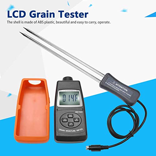Foto von MD7822 Digital LCD Screen Getreidefeuchtigkeitsmesser Tester Messwerkzeug Getreidefeuchtigkeitsmesser (ohne Batterie)