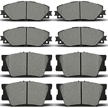 D1211 D1212 Front & Rear Ceramic Disc Brake Pads Kit For Pontiac Vibe 2009-2010,For Toyota Matrix 2009-2013,For Toyota For RAV4 2011-2015 8PCS