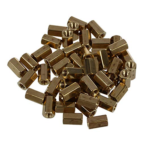 3NH® 50 Pcs Metal Hex M3 Female Screw PCB Standoff Spacers 8mm Body S2I4-image-20