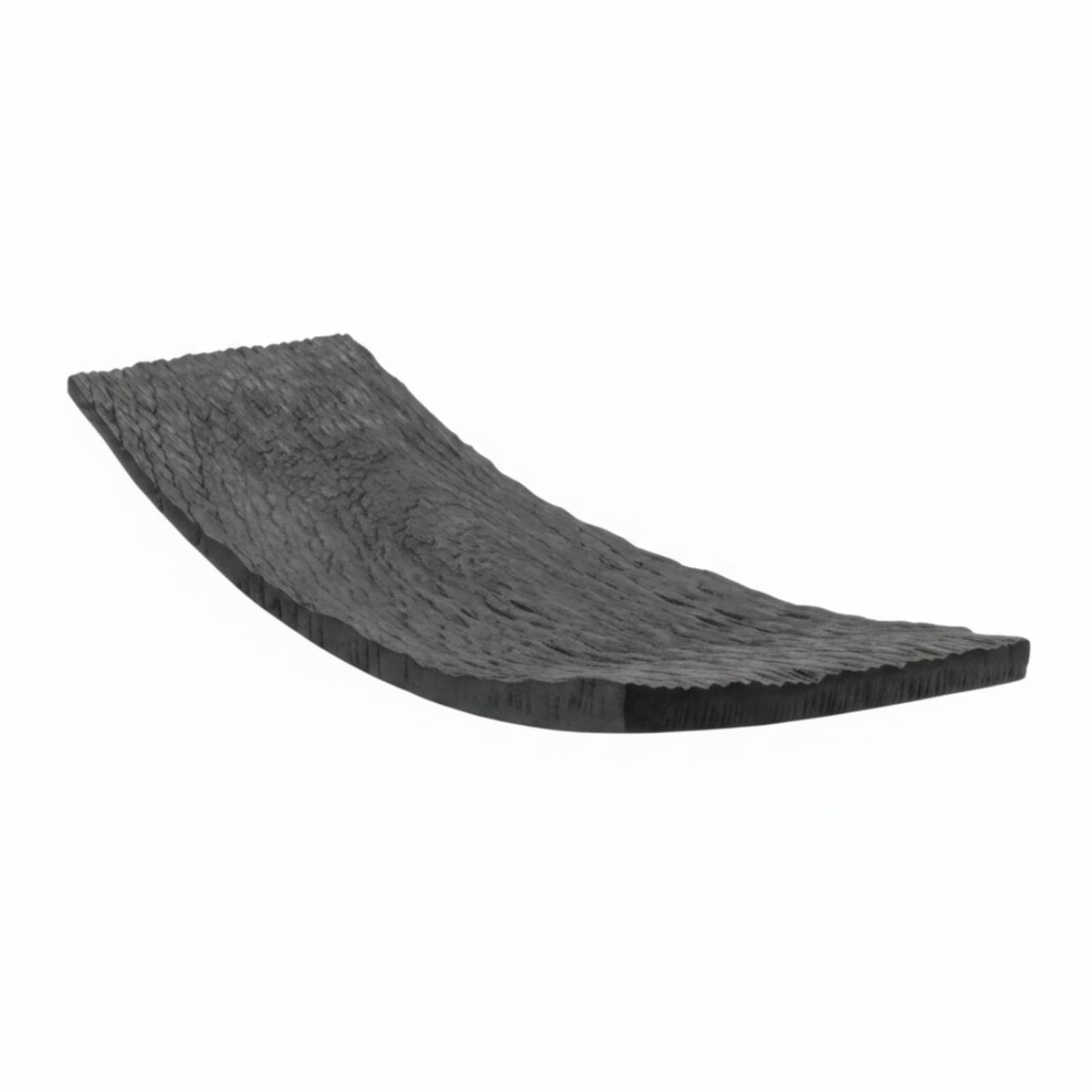 F Fityle Bandeja Decorativa de Exhibición Bandeja Frutero Centro de Mesa Organizador de Madera Tallada con Forma Curva y Silueta Presencia Discreta Adecuada, Pequeño 40 16.5 6