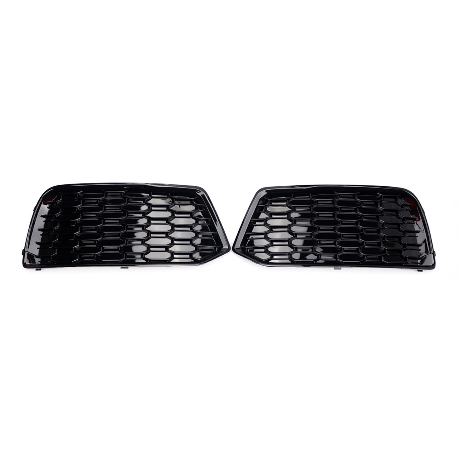 Rejilla parachoques para A3 2012-2016 con malla de nido de abeja negra 6