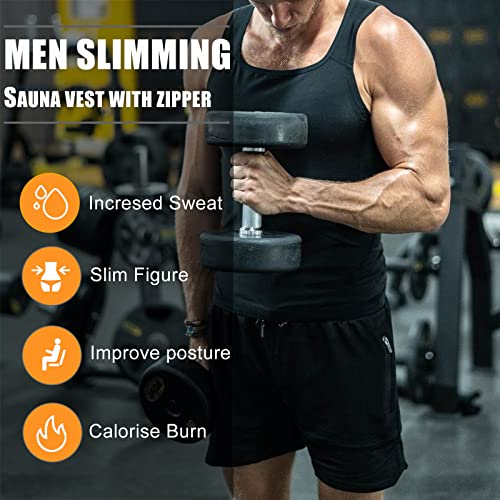 Sauna Suit Sweat Waist Trainer Vest for Men Sweat Workout Tank Top Shaper4