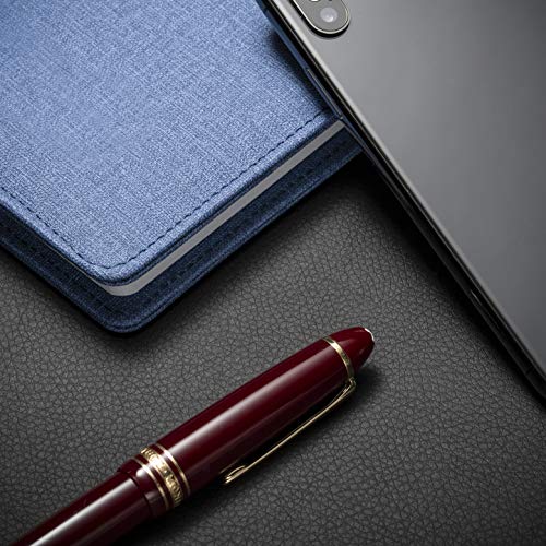 Nekmit Leather Desk Blotter Pad 17 X 12 Inches, Flat, Non-Slip, Waterproof, Black #TOP4