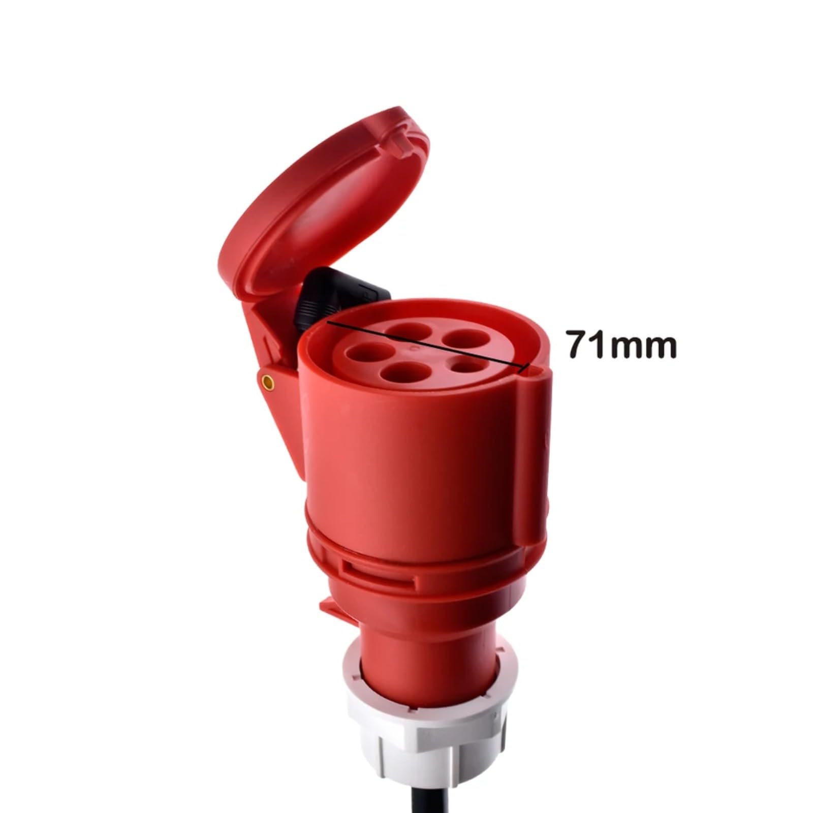 32A 3 fases 11kw adaptador CEE socket rojo | 32A 332P6-532C6