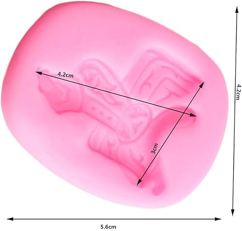 Miniatura 2 de Molde de silicona 3D para sillín de caballo para postres DIY molde de jabón, molde de chocolate, cupcake, decoración de pastel, decoración de