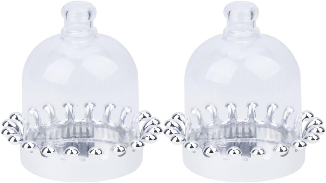 VALICLUD Creative Cake Carrier Cover 10 Sets with Dome and Silver Plate