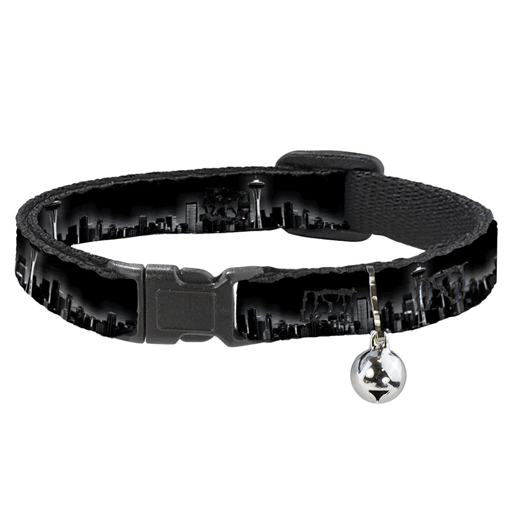 cushioning collar 首輪 3-color Amazon.com : Cat Collar Breakaway Seattle Vivid Skyline