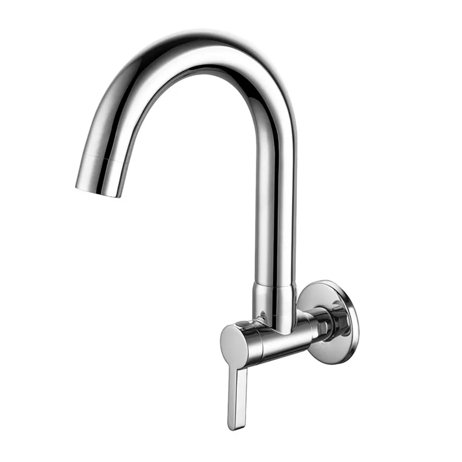SaryEdge Gold Brush Brass Single Cold Kitchen tap Wall Frosted Gold Cold Wall Faucet Single Cold Sink taphroom mop Cold tap,Kitchen Sink Faucet, WJ5501,C,D,D