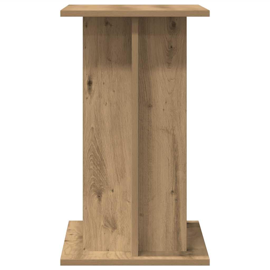 Aquarienschrank in Artisan-Eiche 80x35x60 cm Aquarienunterschrank mit Ablagefächern für Aquarien und Terrarien