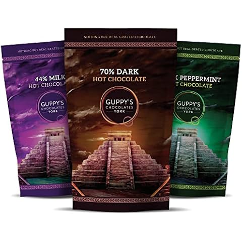 Guppy's Luxury Hot Chocolate Flakes 3 Pack Cover