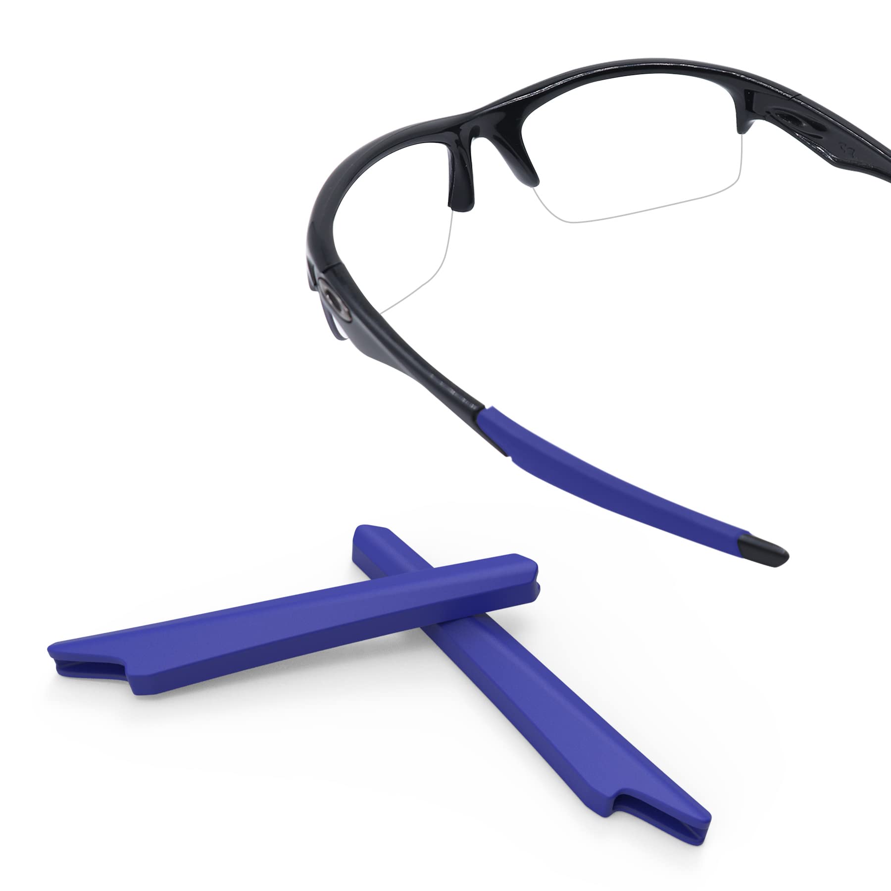 ThunderClap Earsocks Replacement for Oakley Bottle Rocket Sunglasses - Deep Blue