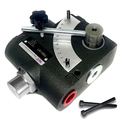 Hydraulic Adjustable Flow Directional Control Valve (3/4' NPT Port, 30 GPM, FC51 with Relief)