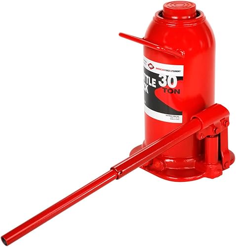 AFF Super Duty Gato hidráulico de botella de 30 toneladas, manual, cilindro soldado, construcción de acero de alta calidad, base forjada y soldada,