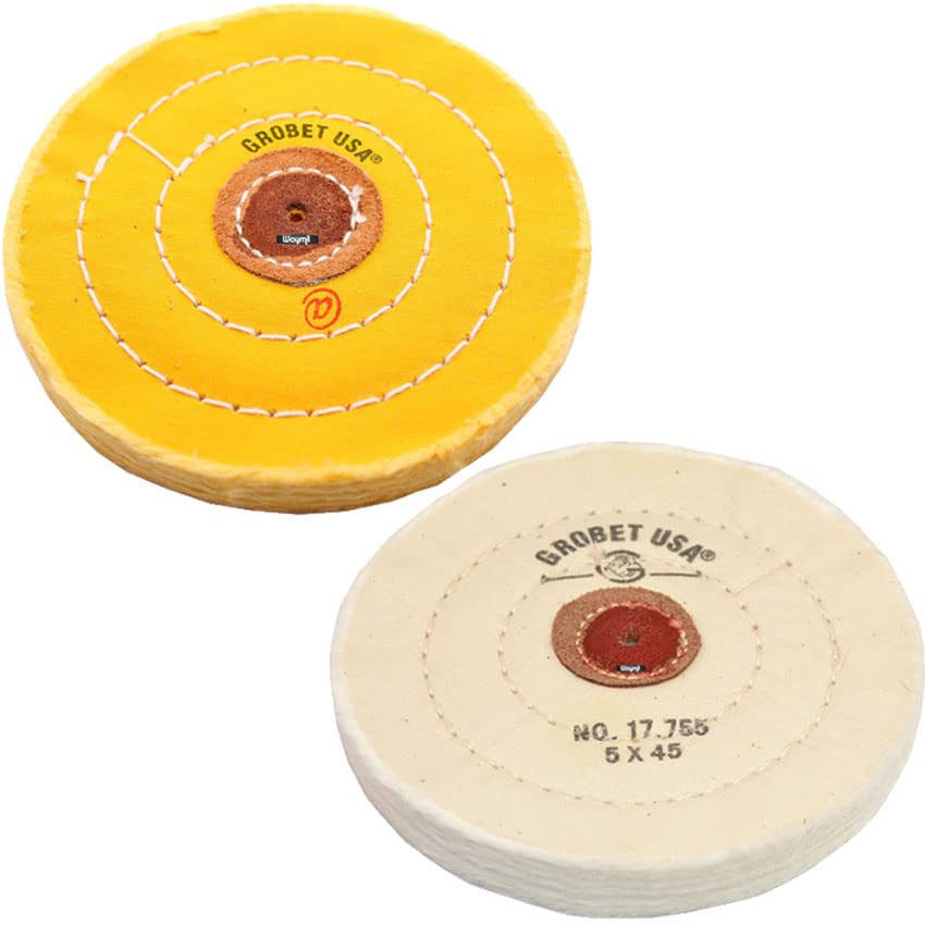 Jewelers Polishing Buffs Set Yellow & White Finish and Polish Jewelry 5