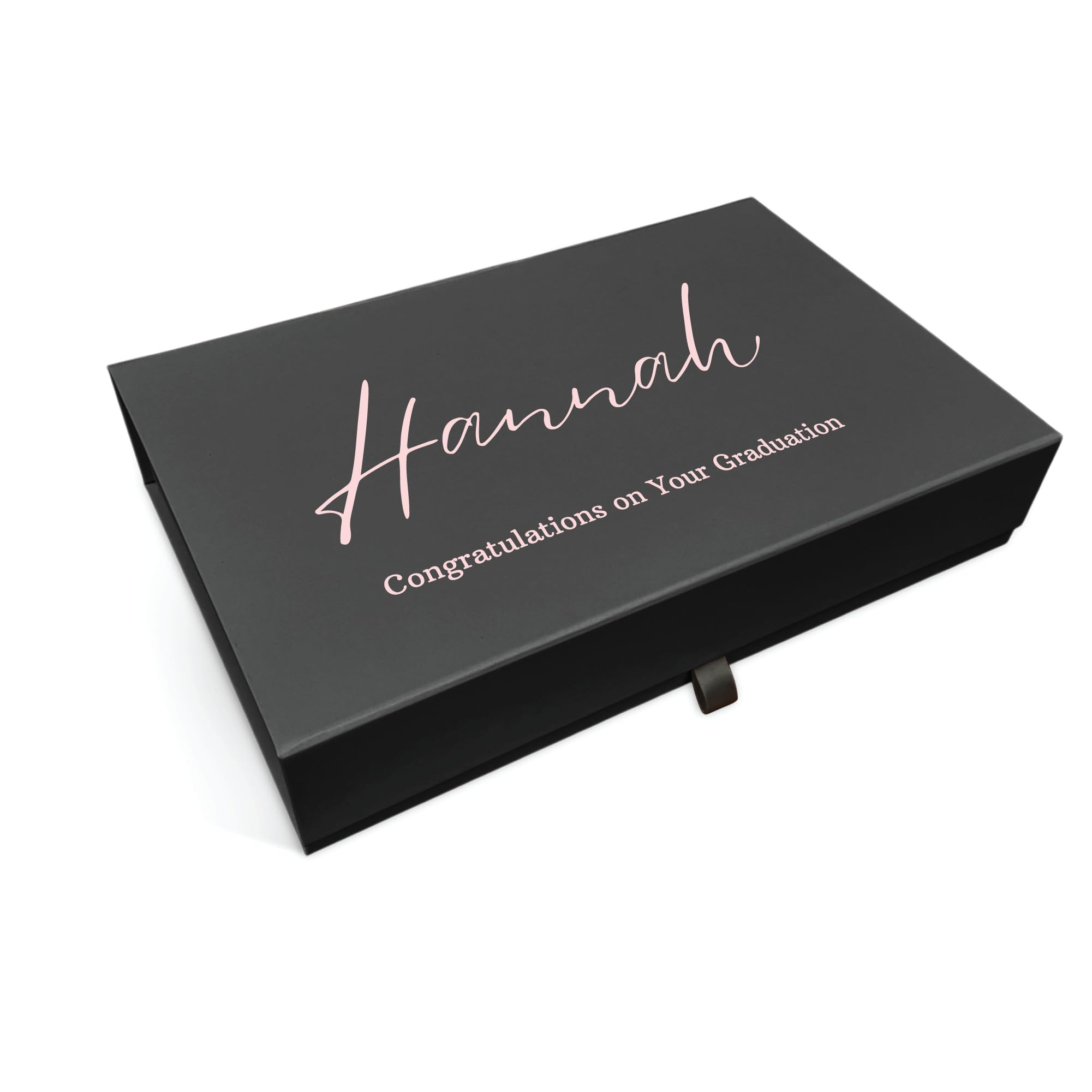 COOKIES AND KOALAS Personalised Gift Box – Custom Full Colour Print – Black – Large 22x34x7cm – Keepsake Box for Birthdays, Weddings, Anniversaries, Baby Showers & Special Occasions