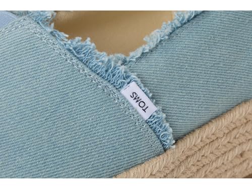 Image of TOMS Women's Valencia Platform Espadrille, Textile Upper, OrthoLite Insole