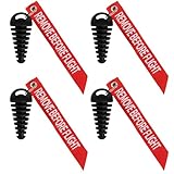 4PCS Schalldämpfer Auspuff Waschstopfen, Selbstklebende Waschstopfen für Auspufföffnungen, Gummi Auspuff Waschstopfen für Motorräder, Effektiver Schutz für Auspuff