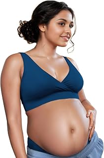 &Circus Padded Maternity Bra | Pull Down Feeding Bra for Women | Padded Bra for Women Slip On | Suitable with Maternity Cl... Price In India