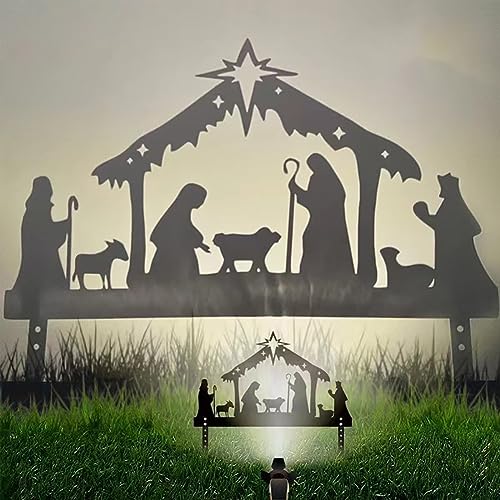 AVCULT Rostikal Weihnachtskrippe, Wunderschöne Krippenfiguren,...