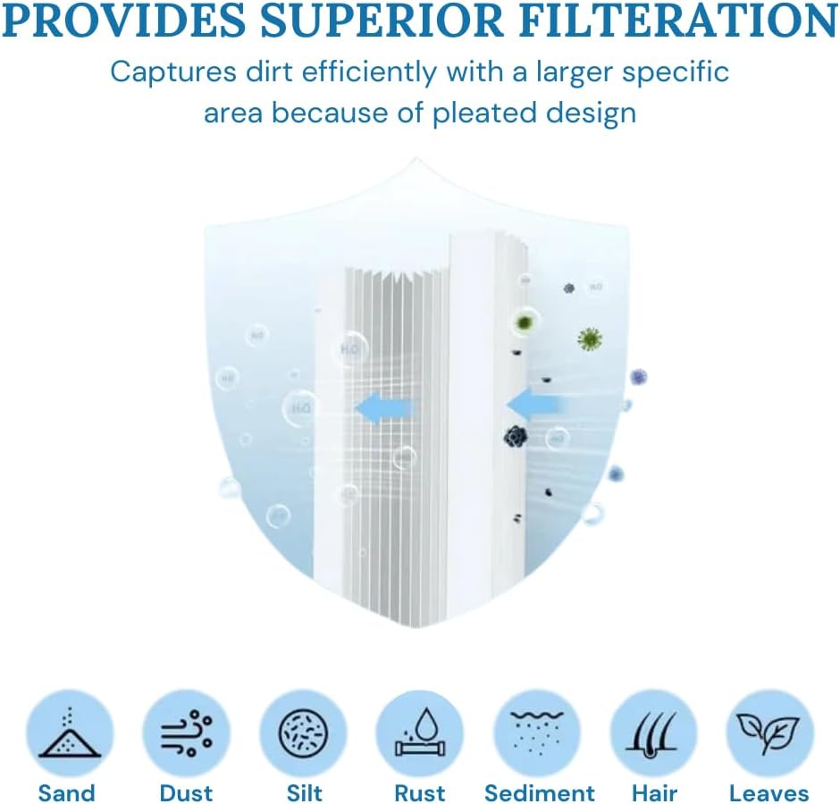 Baleen Filters Pool Filter Replaces Jacuzzi 20086-001, for Jacuzzi Hot Tubs J-480, J-470, and J-465 Models 2006-2009, Model AK-20086001
