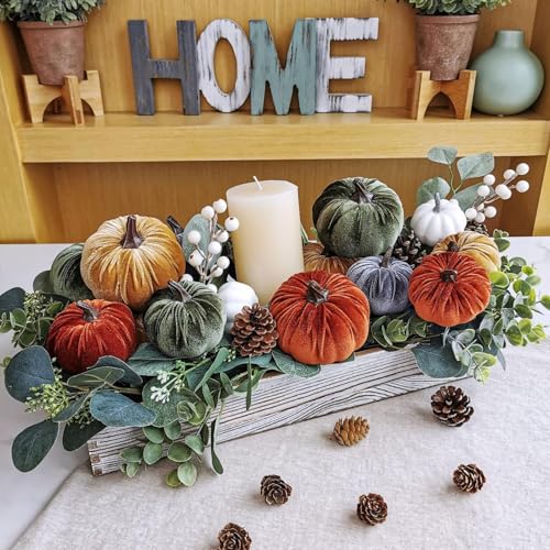 Citrouilles d'Halloween durables pour remplacer les décorations jetables et embellir la table