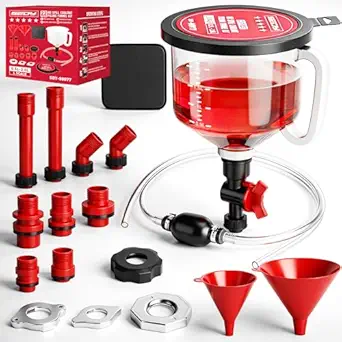 SEDY No-Spill Coolant Filling Funnel Kit 22-Piece
