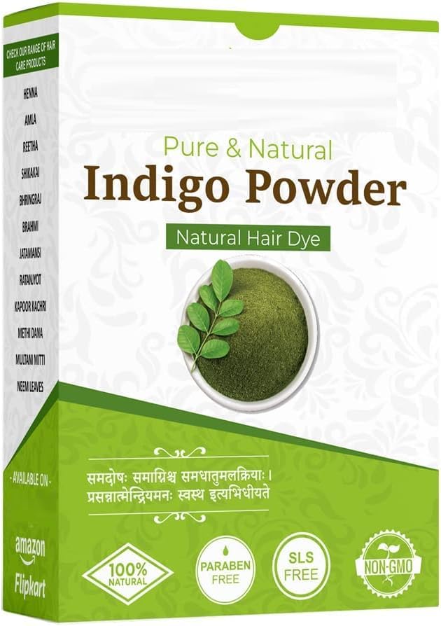 DT Indigo Powder for Black Hair 200 Grams