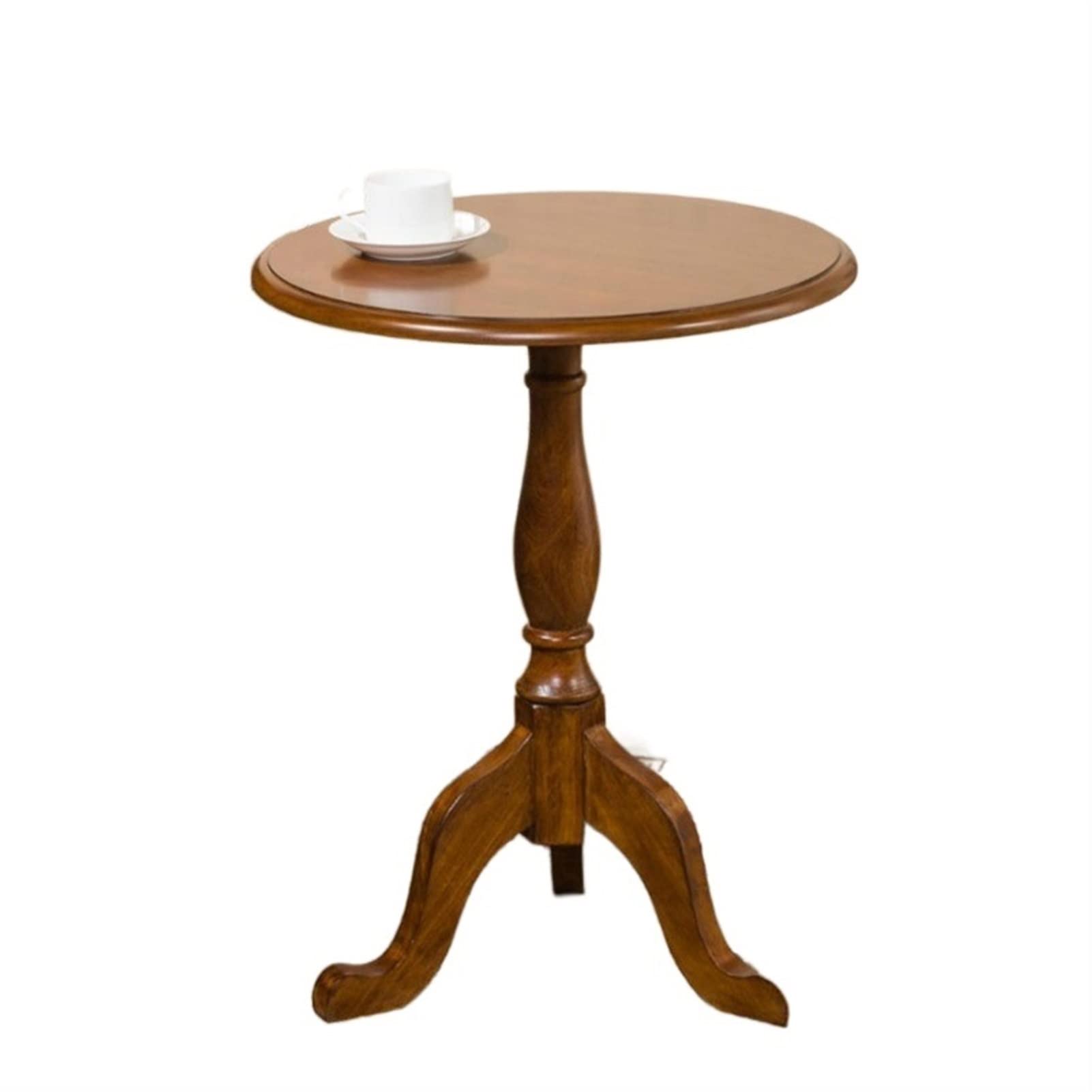 ZUMAHA Mesas Centro Para Sala الخشب الصلب مائدة مستديرة صغيرة