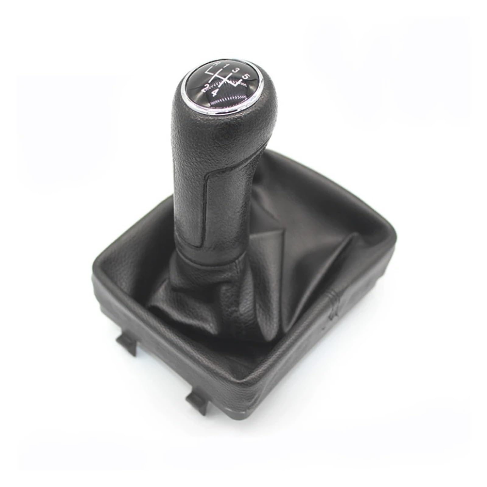 Rbevcrr Car Shift Lever Knob for VW for Polo for 9N 9N2 2002-2009 Leather Gear Shift Knob Lever Shifter Gaiter Boot Case Stick Shifter Pen