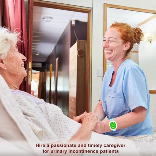 Tinyimi Wireless Bedwetting Alarm Potty Training Watch & Band with Sound & Vibration & Timer Setting for Baby Elder and Nannies Family Nursing Workers (Green) - Thumbnail 4