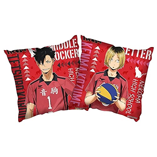 1Pcs Anime Haikyuu!! Double Picture Pillowcase Pillow Case Cover Cushion Seat Bedding 4545cm 450450mm 2