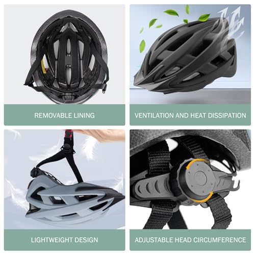 Casco de ciclismo liviano con alta ventilación y confort para ciclistas urbanos de carretera 3
