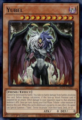 YU-GI-OH! Yubel (Silver) - BLC1-EN027 - Ultra Rare - 1st Edition