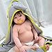 Simply Unbrand Luxury BambooBaby - Toalla de baño con capucha para bebé grande con diseño de cara de animal, gruesa y extra suave, superabsorbente, gran regalo para niños y niñas