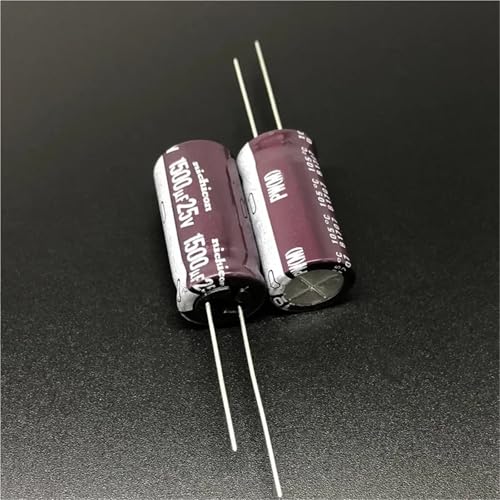Condensateur 25V 1500uF électrolytique longue durée 12.5x25mm
