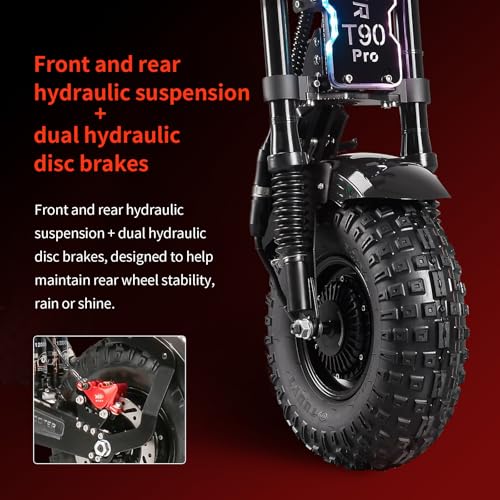 T90 Pro Electric Scooter for Adults, 10000W Dual Motor, 68