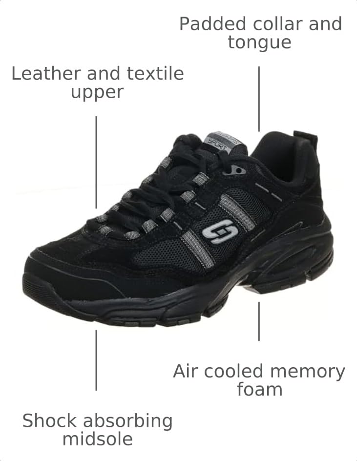 Image of Skechers Men's Vigor 2.0 Trait Memory Foam Sneakers