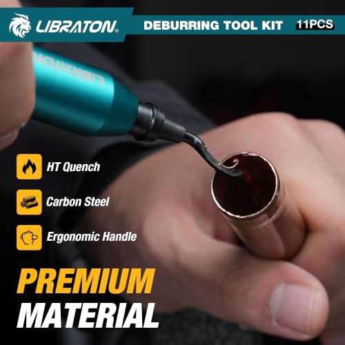 Image of Libraton Deburring Tool, Metal Deburring Tool 3D Printing, 10 HSS Blades