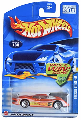 Image of Hot Wheels Porsche 911 GT1 98 1:64 Scale Die-Cast Car