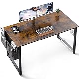 ODK Computer Writing Desk 47 inch, Sturdy Home Office Table, Work Desk with A Storage Bag and Headph